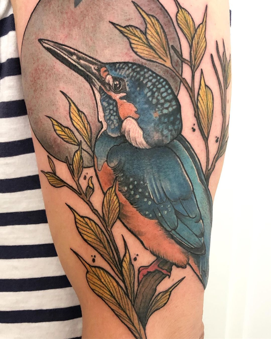 @janabrockmeier  Kingfisher. Danke Patric  #kingfisher #kingfishertattoo #neotra