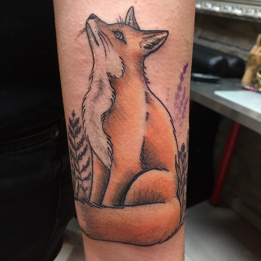 Foxtattoo! #fox#foxtatto#tattoo#colognetattoo#freywerktattoo#girlswithtattoos#gi