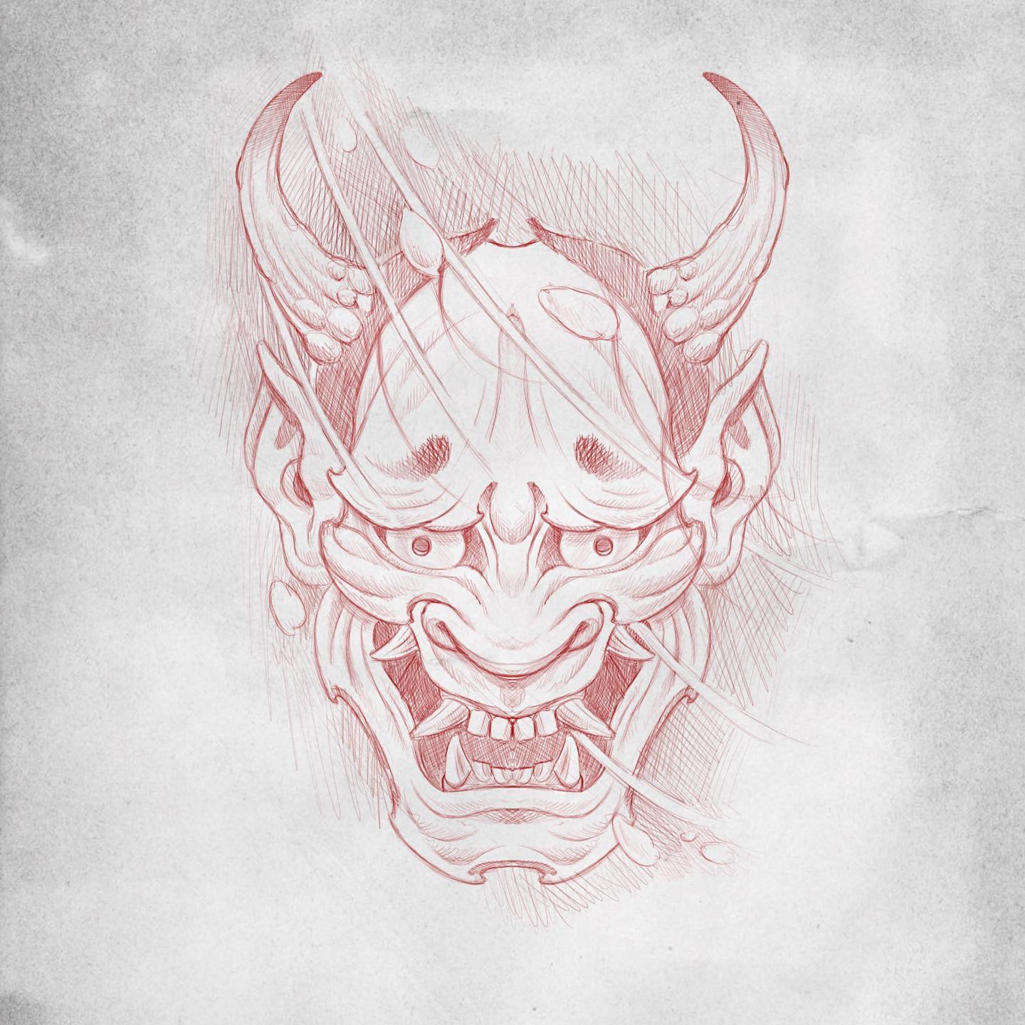 Hannya Sketch 
.
.
.
.
#tattoo #japanesetattoo #irezumi #hannya #japan #oriental