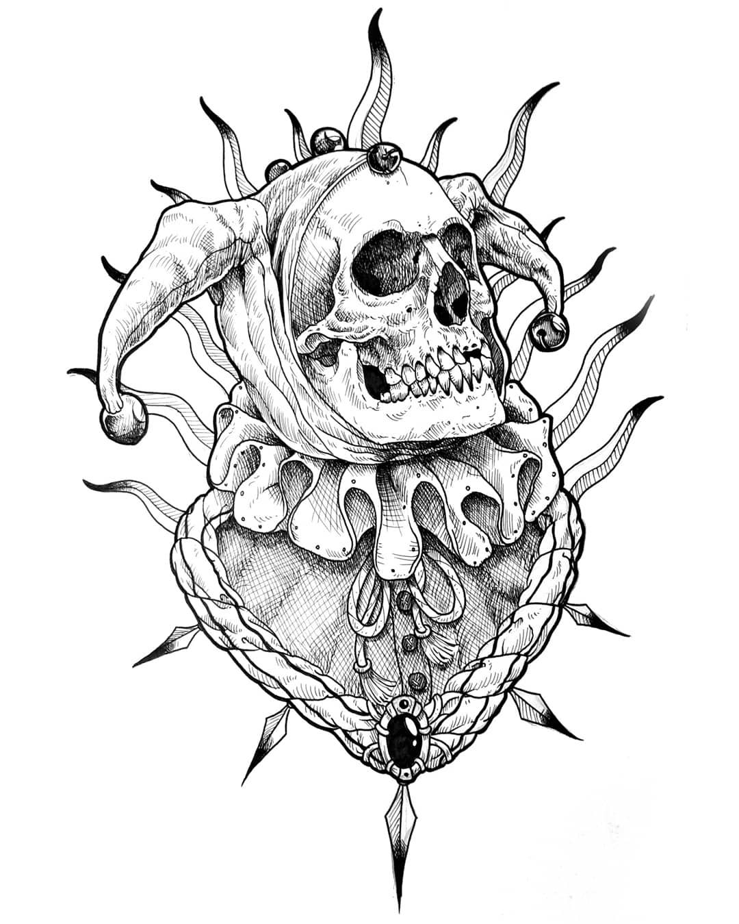 Jester Print Design
-
#tattoos #ink #art #tattooartists #darkarttattoos #blackan