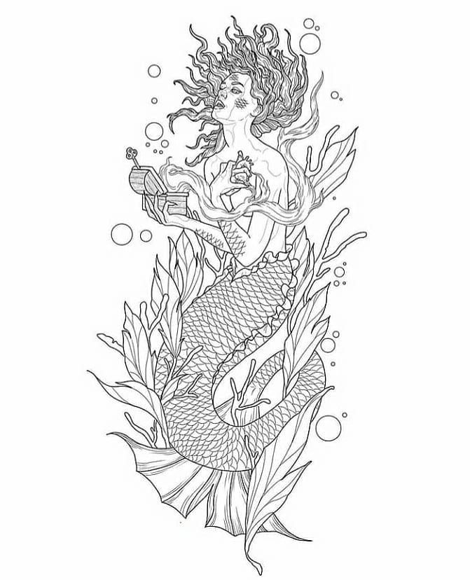Mermaid design 
-
#tattoo #mermaid #tattoos #ink #inked #tattooartist #sereia #t