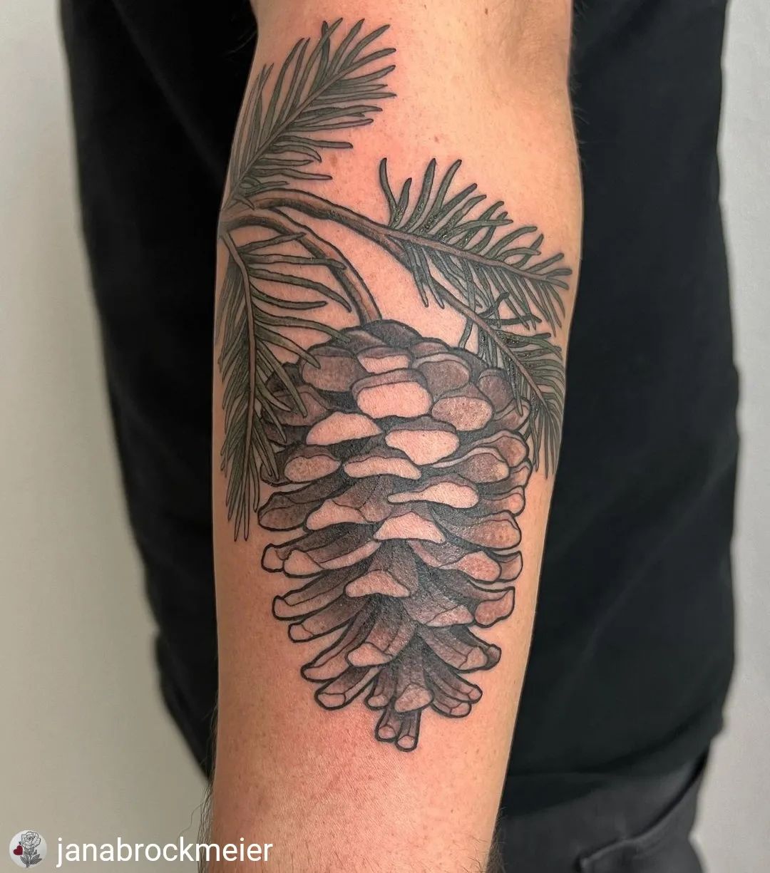 Neu von @janabrockmeier
...
Danke Julian 

#tattoo #pinecone #naturetattoo #natu