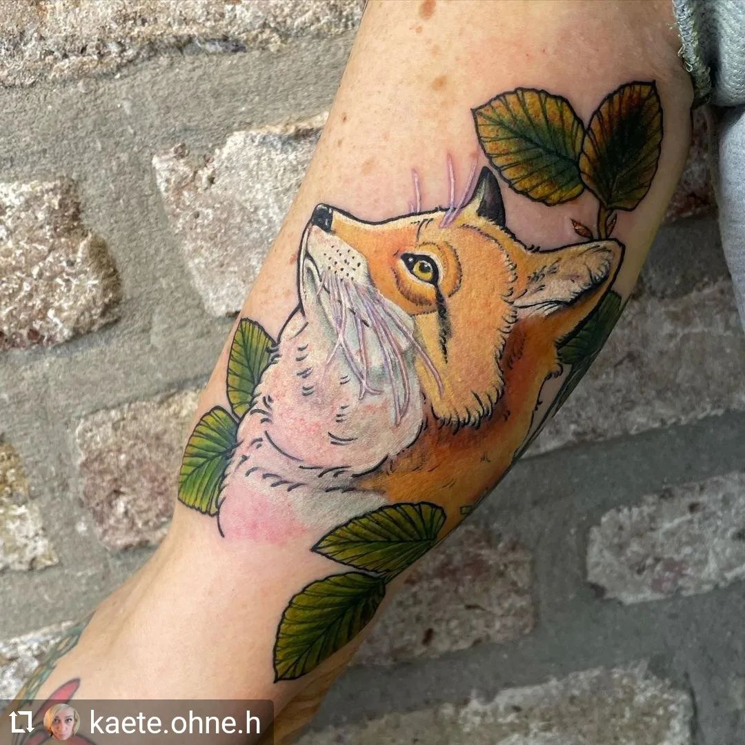 Neu von @kaete.ohne.h
...
Fuchs von neulich  #inkedpeople #inkspiration #inkedup
