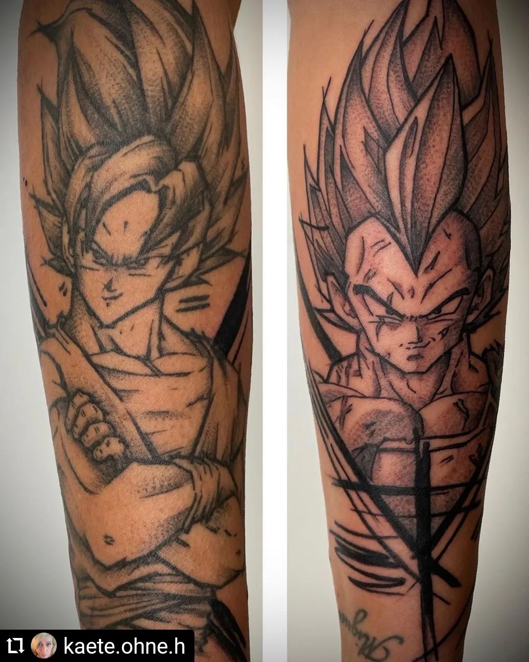 Neu von @kaete.ohne.h
...
Son Goku und Vegeta  #ink #inked #tattooartist #art #t