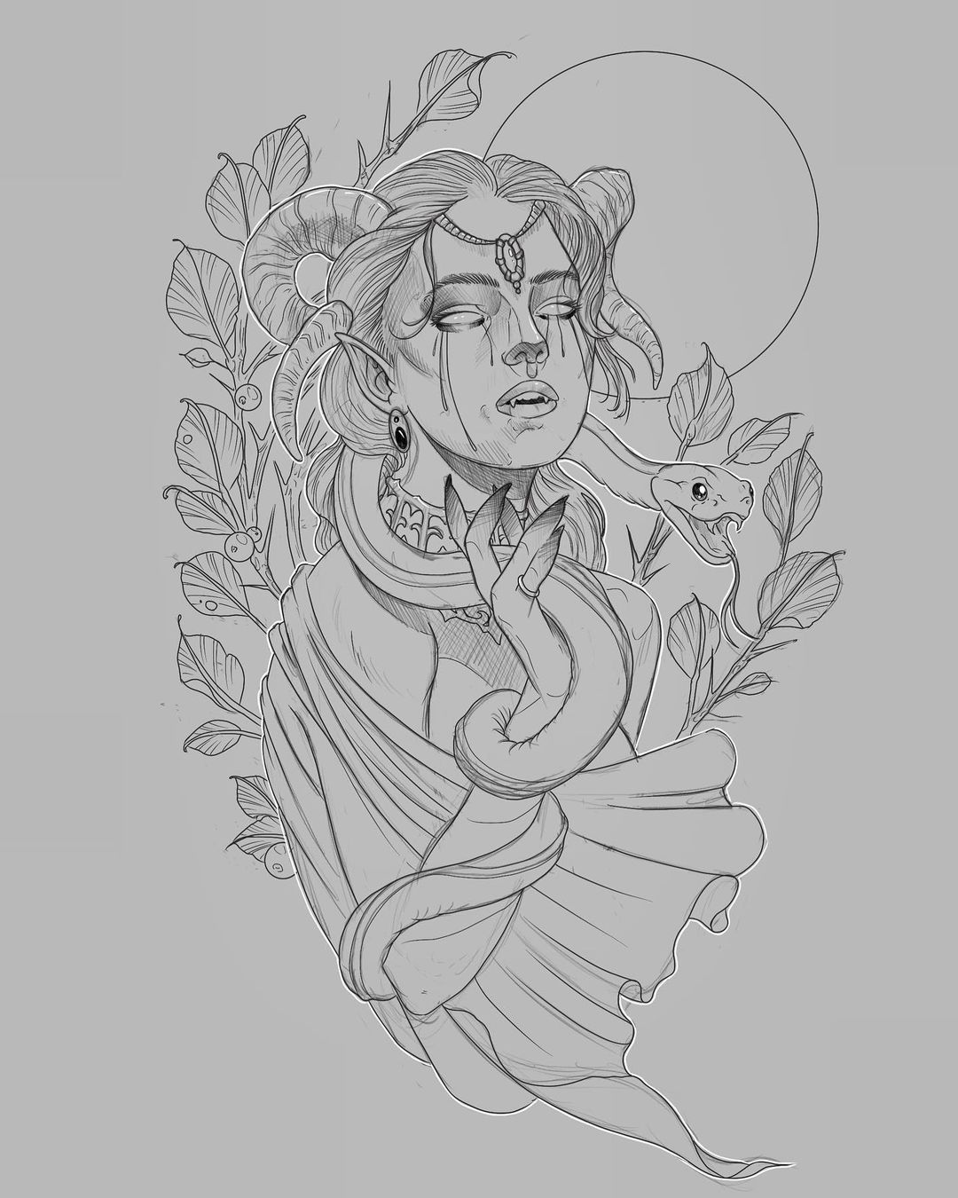 Sketch For a new Wannado 
.
.
.

#tattoo #berlintattoo #neotraditional #blackwor