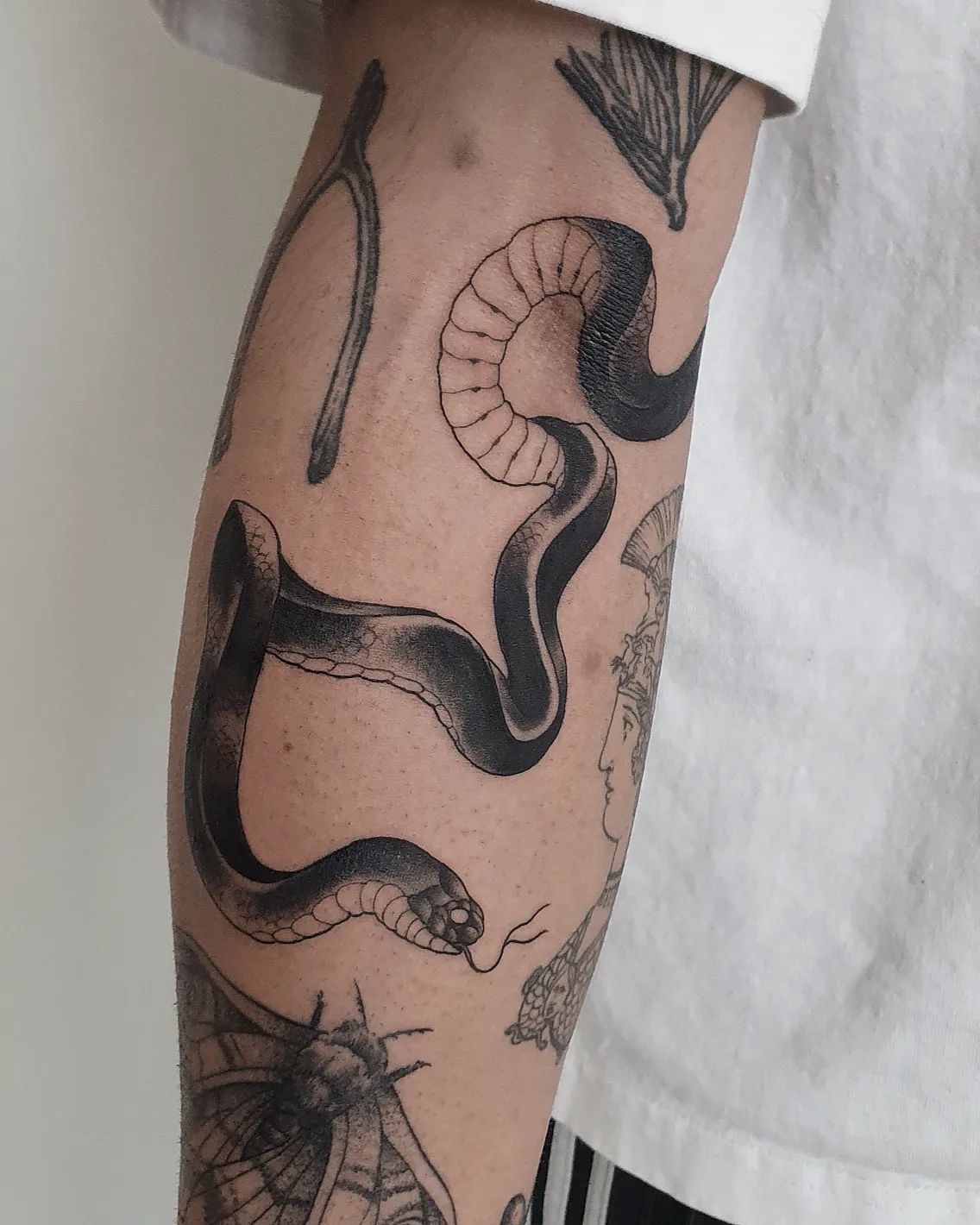 Small snek for @r.reider
.
#tattoo #blackwork #tattoos #snake #ink #tattooartist