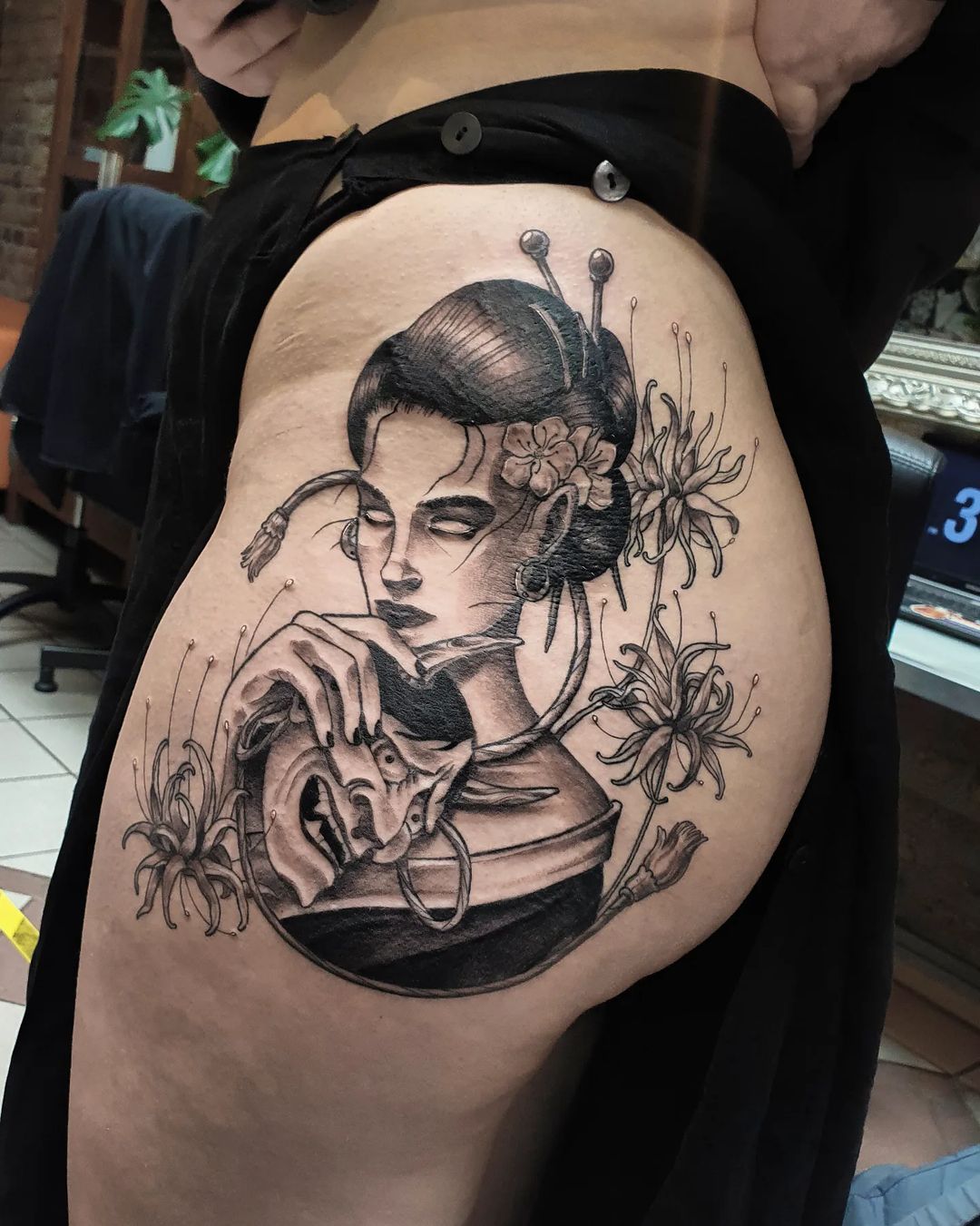 Geisha for Klara 
.
#tattoo #japanesetattoo #irezumi #tattoos #japaneseart #ink