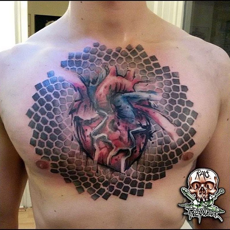 Ralf  #nbisschenwaszutun #fleißarbeit #heart #graphicdesign #graphictattoo #colo