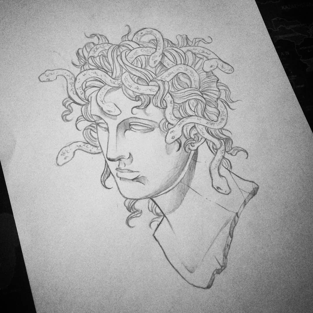 #medusa #art #tattoo #tattoos #ink #inked #medusatattoo #fashion #versace #makeu