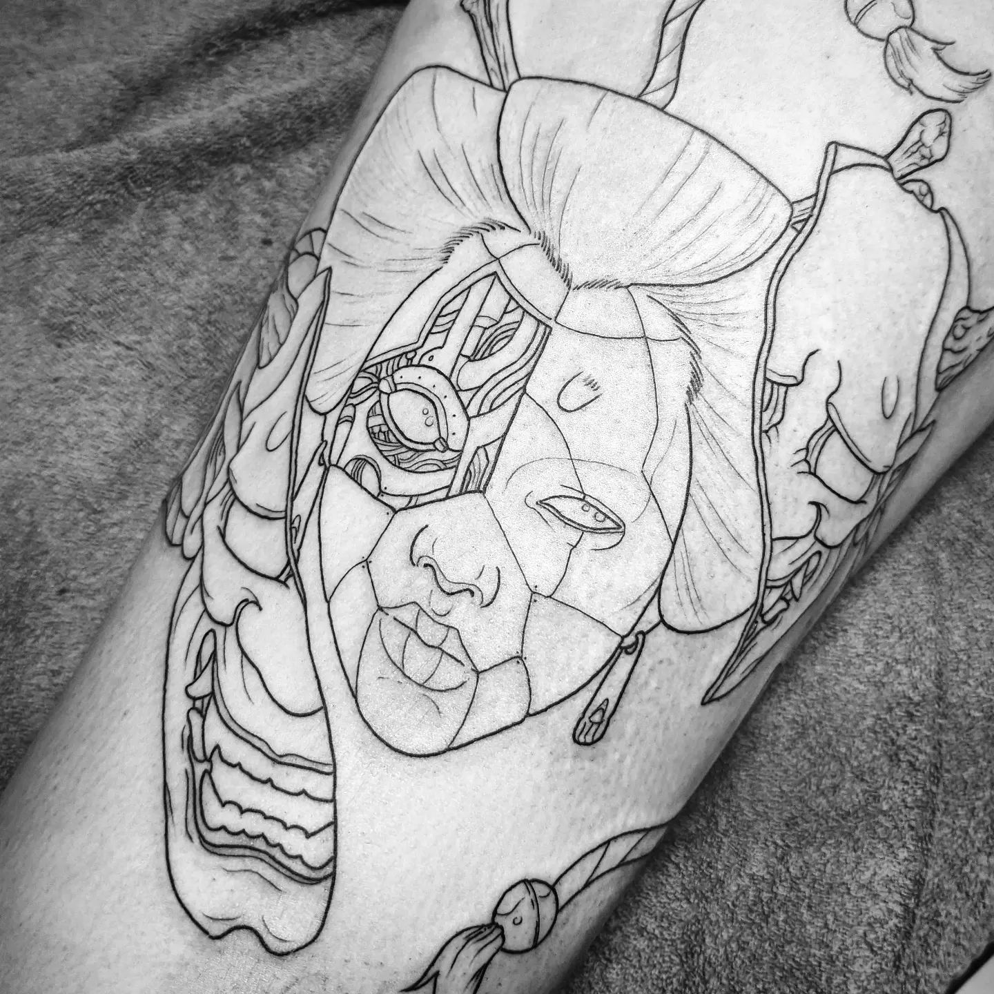 First session for this geisha
#tattoo #japanesetattoo #irezumi #tattoos #japanes
