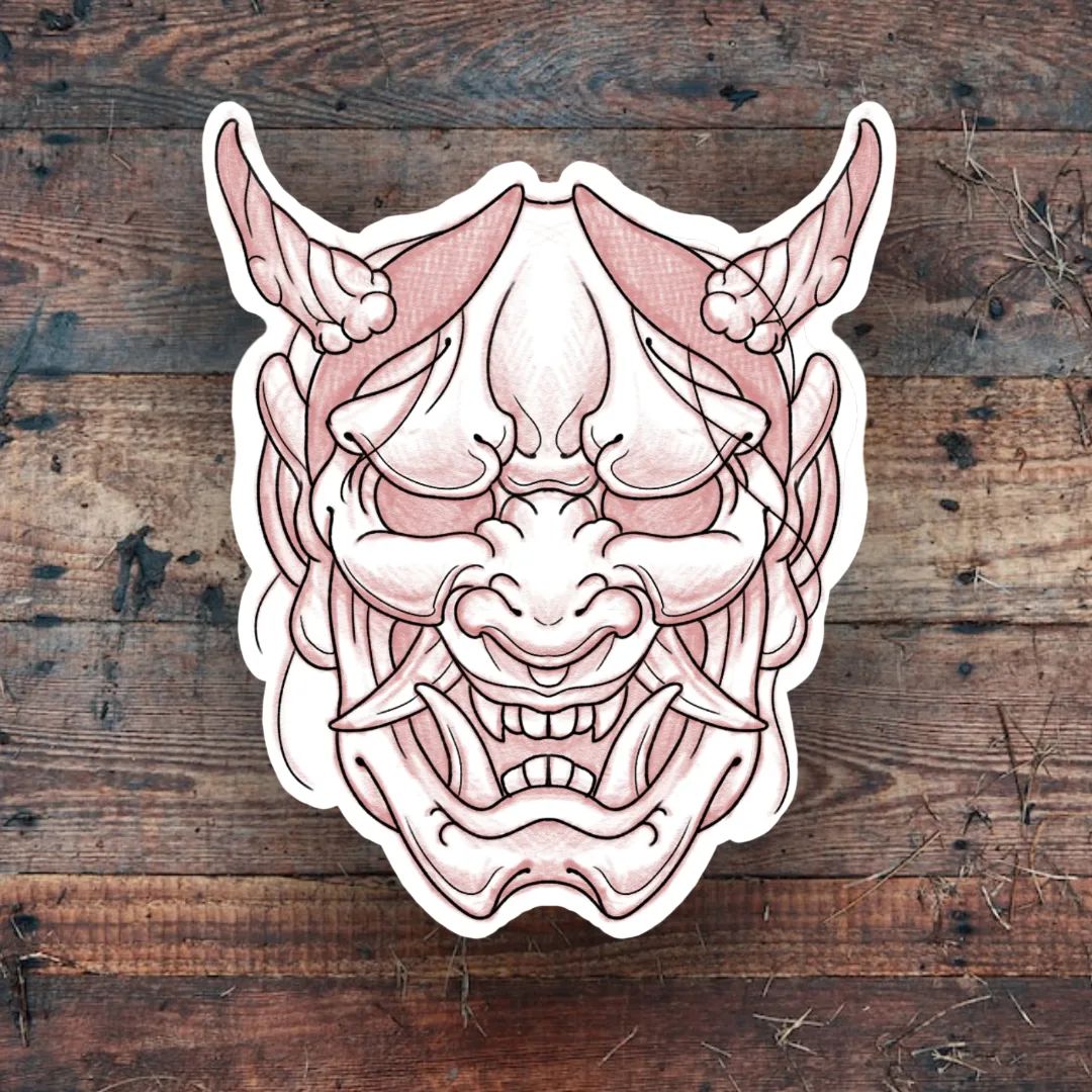 oni mask for that neck 
.
#tattoo #japanesetattoo #irezumi #hannya #orientaltatt