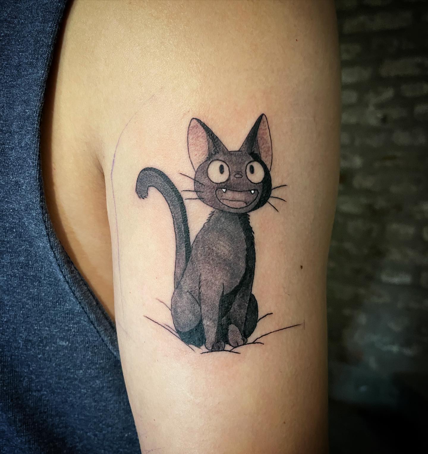 Jiji  
•
•
•
•
#inked #inkedgirls #ink #inkedup #tattoos #tattoo #tatts #ghibli