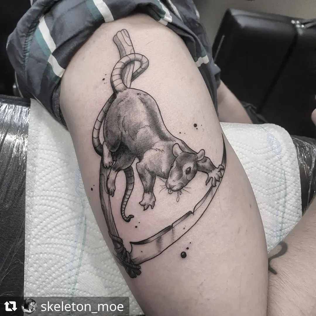 Neu von @skeleton_moe
• • • • • •
Dit is die Pest sach ick dir
.
#tattoo #blackw