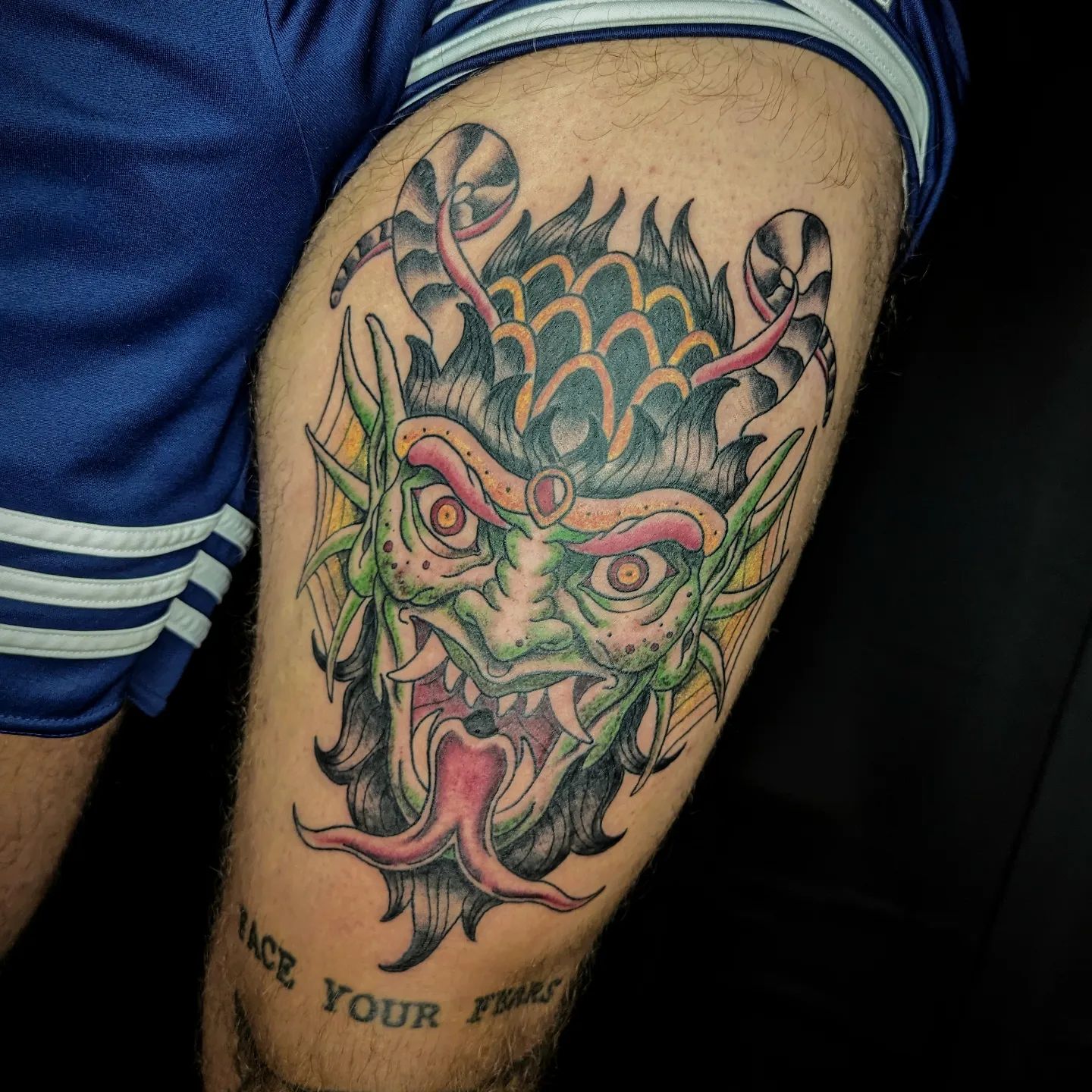 Face your fears
#tattoo #darkartists #blackwork #demon #darkart #blackworktattoo