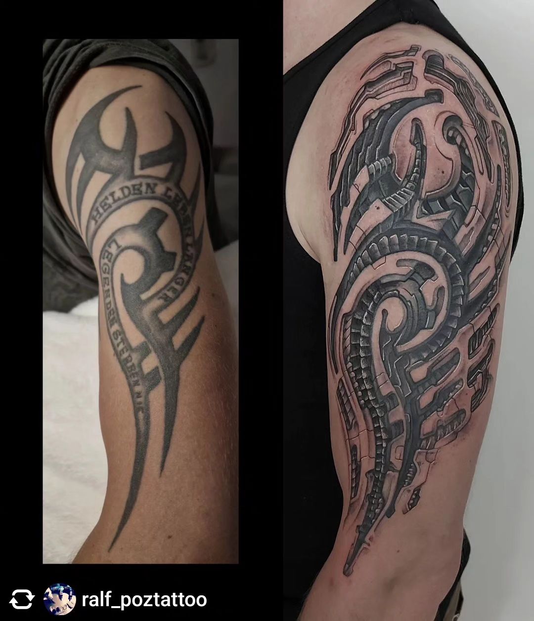 Biomechanic Cover up von  @ralf_poztattoo 

Nearly finished #freywerk #freywerkt