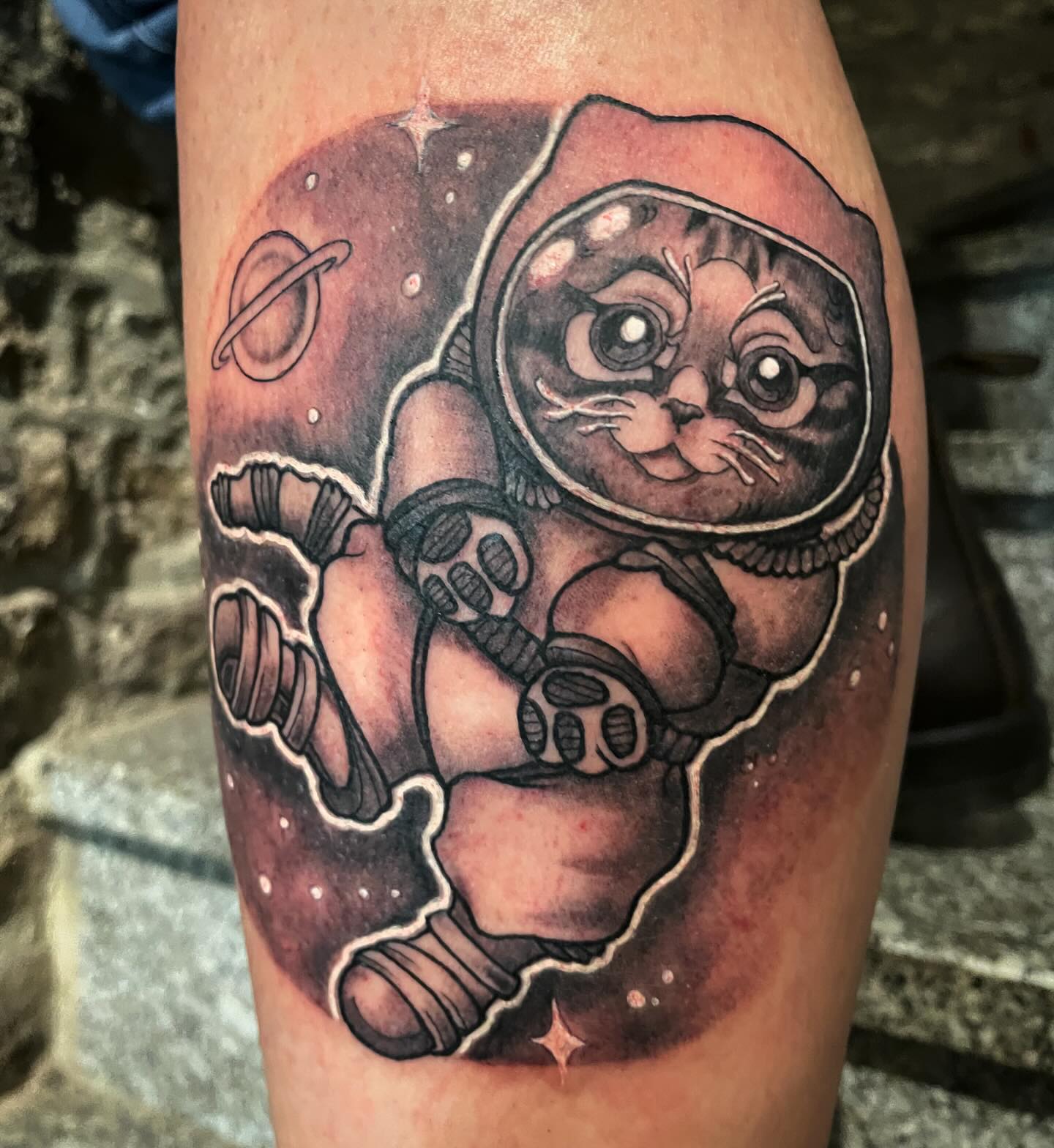 Catstronaut 
•
•
•
•
#inked #inkedgirls #ink #inkart #tattoos #tattoo #tattoed #