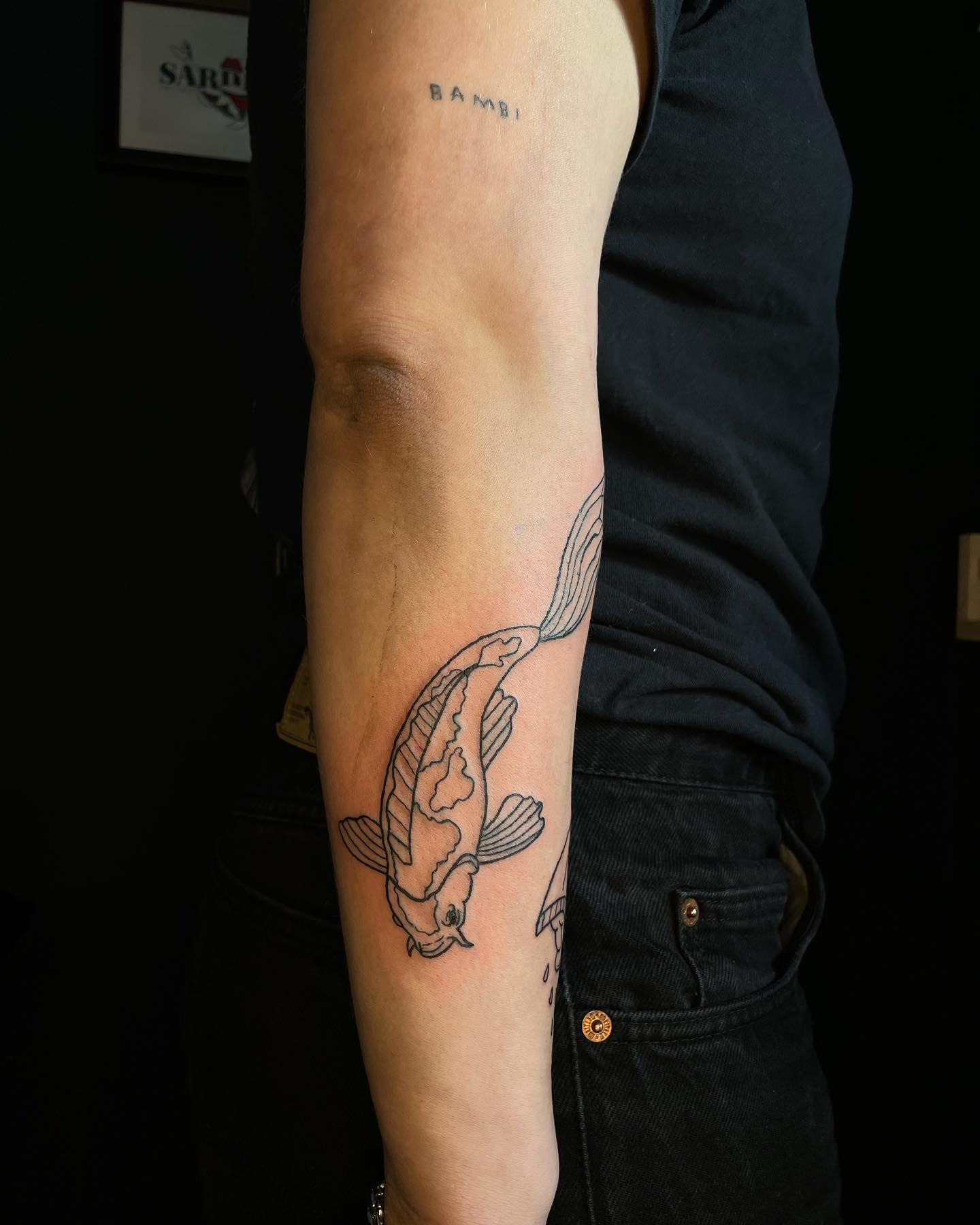 2/2
Koi fish 
.
.
.

#blackworktattoo #tattoo #kölntattoo #flashtattoo #tattoofl