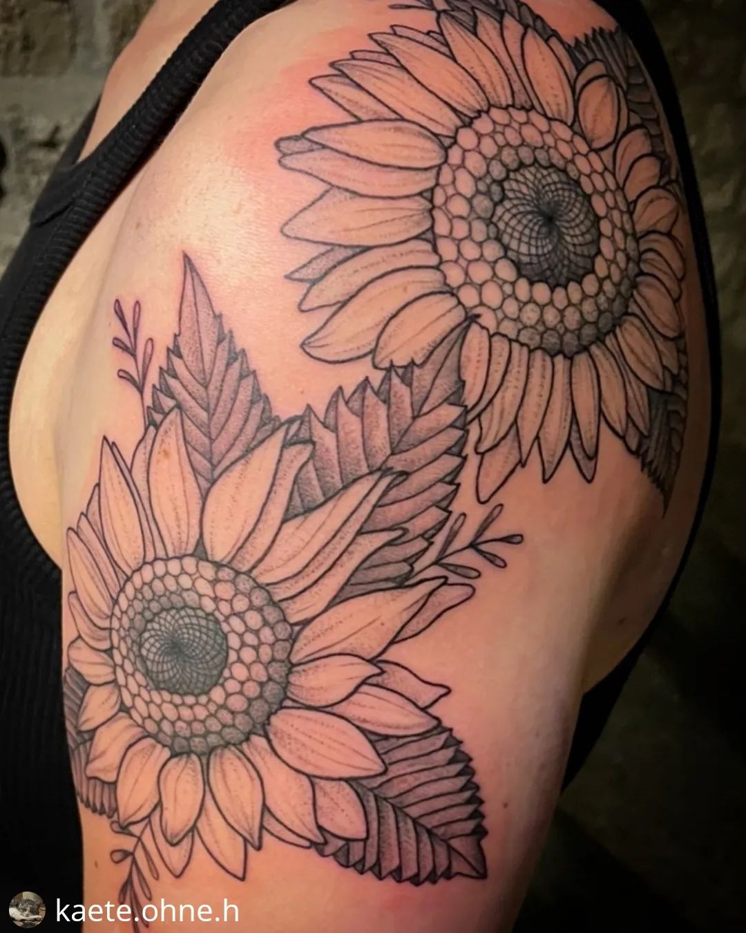 Sonnenblumen von @kaete.ohne.h
• • • • • •
Kleine Sonnenblumen von neulich 
•
•