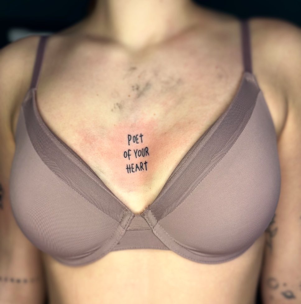 _poet of your heart_ 
.
.
#tattoo #tattoos #tattoolove #tattoolovers #poet #poet