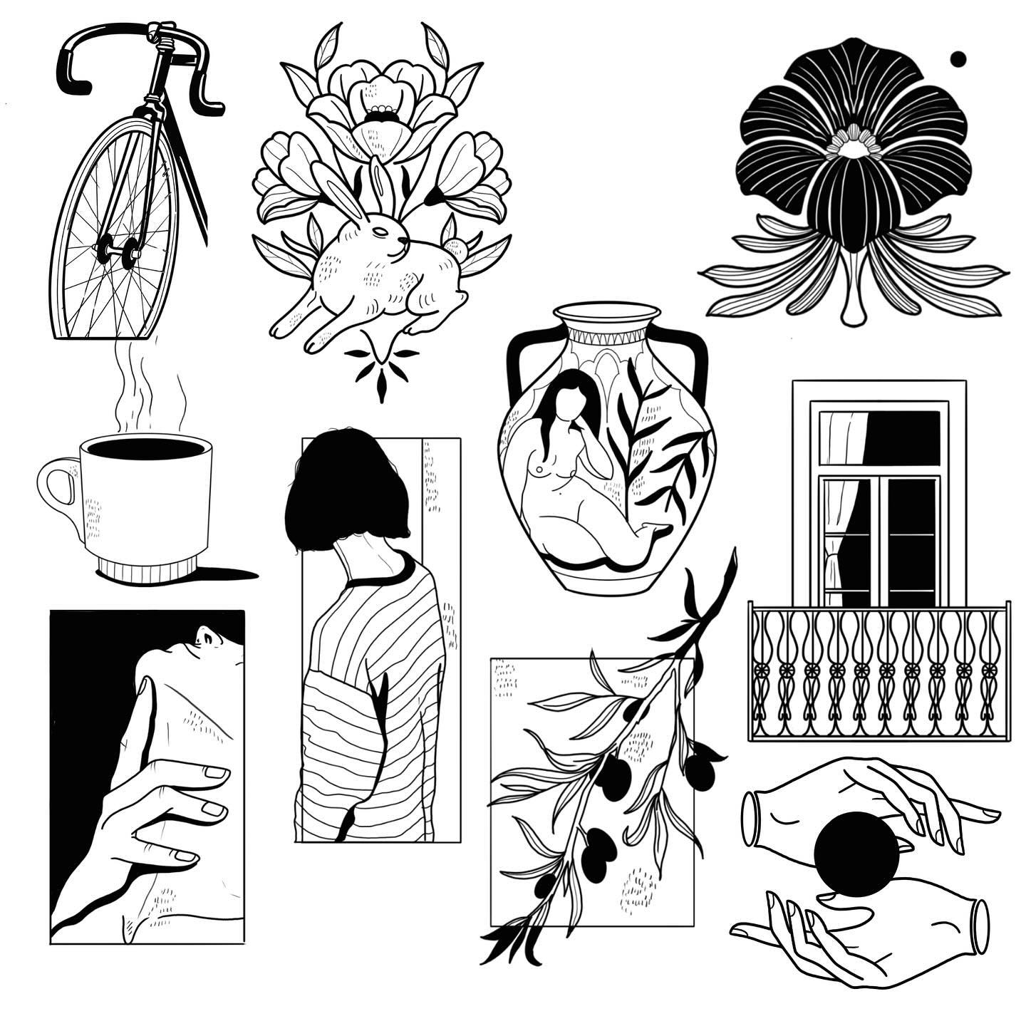 summer is coming! 
New flash
 #tattoo #wannado #flash #flashtattoo #flashtattoos