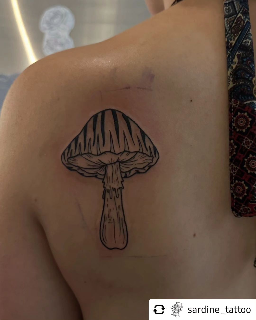 Pilz von @sardine_tattoo _‍_
@fee.png thank you so much