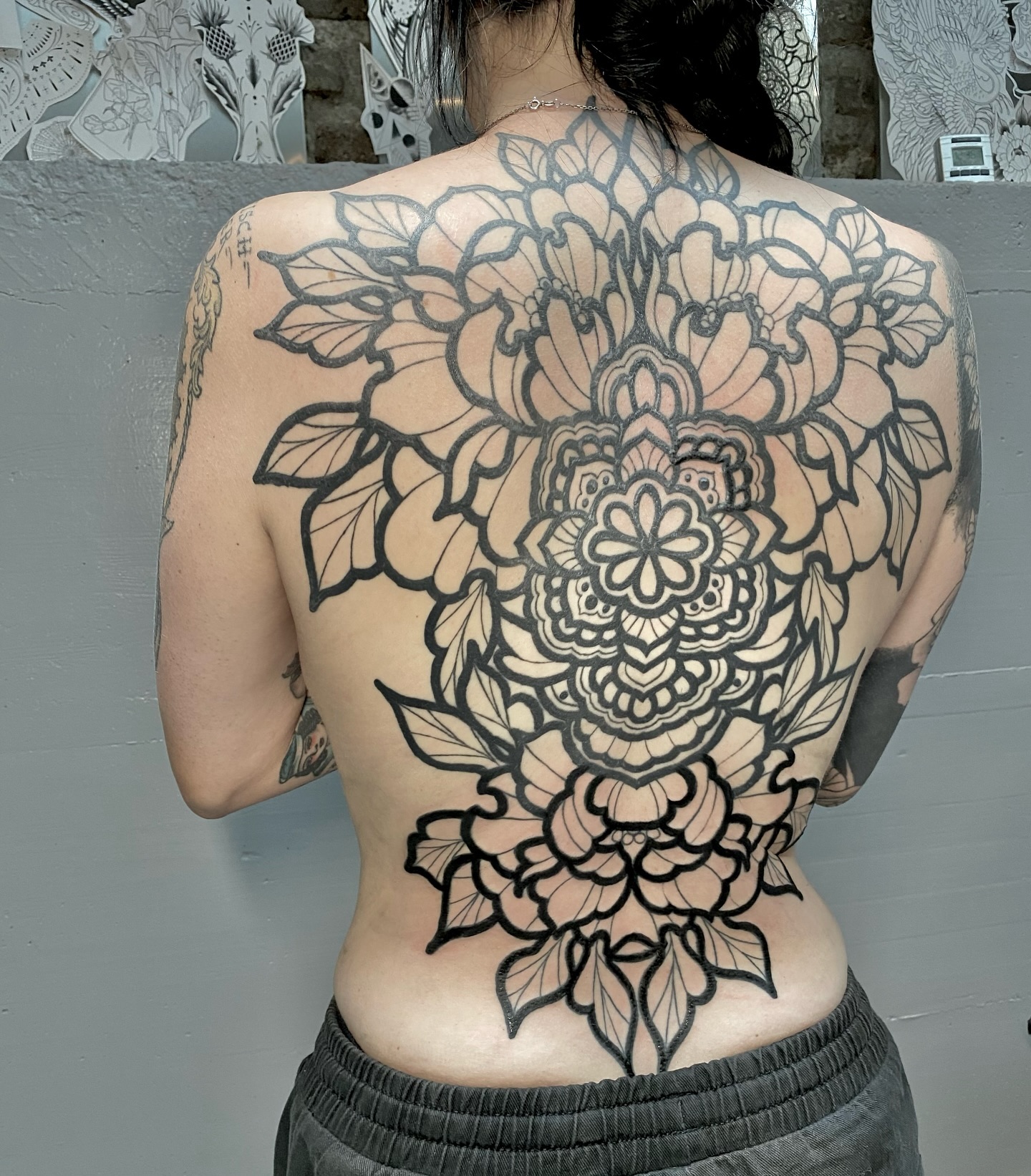 Danke Alina  
.
.
.
#tattoo #blacktattoo #ornamentaltattoo #mandalatattoo #peony