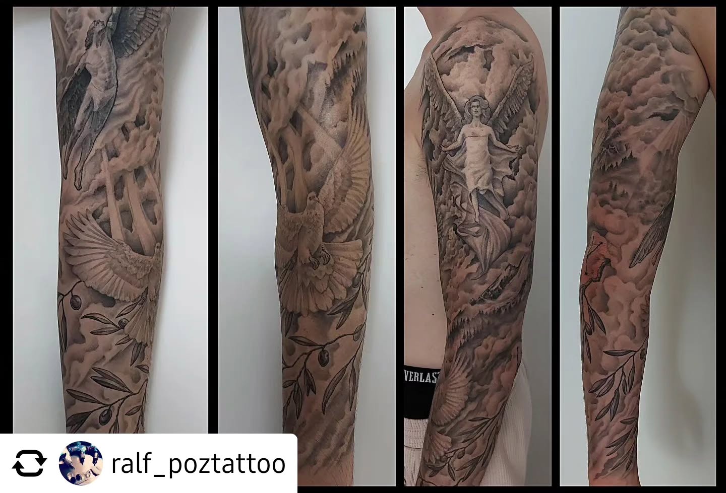 Sleeve von @ralf_poztattoo

#blackandgrey #freywerk #sleevetattoo