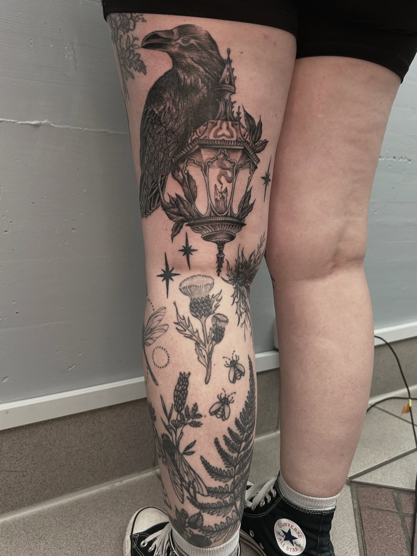 Sehr happy mit dem Ergebnis auf Lisas Bein  danke du lieber Mensch!
.
.
.
#tatto