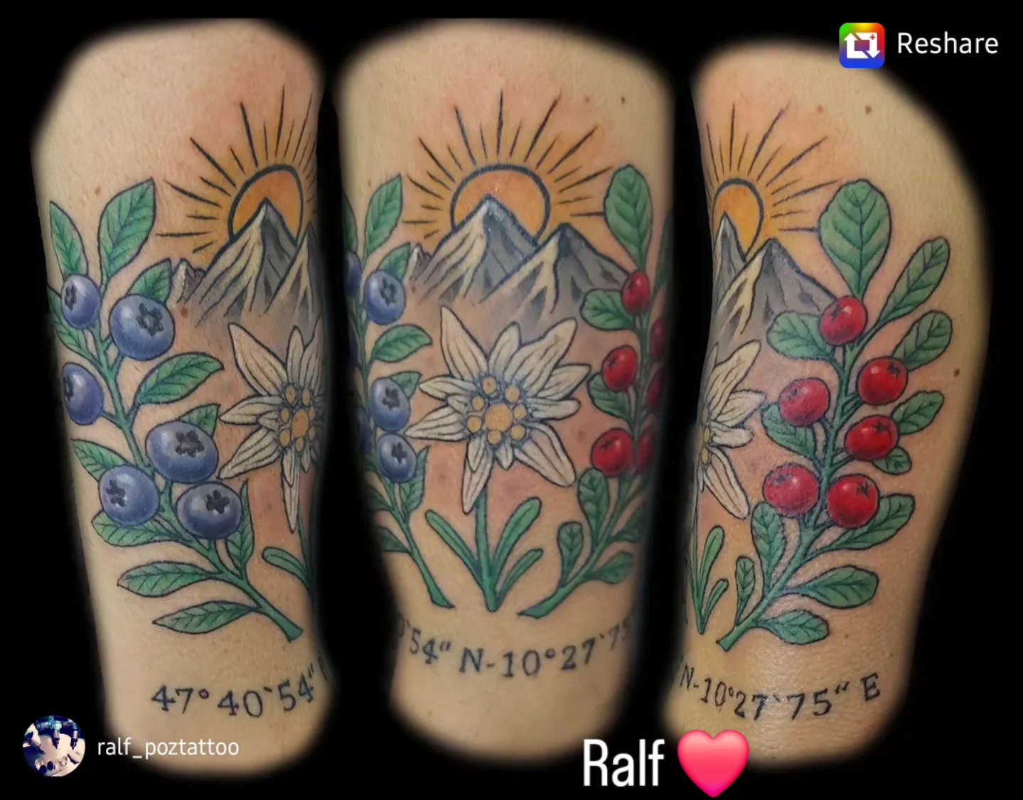 Arbeit von @ralf_poztattoo ♡