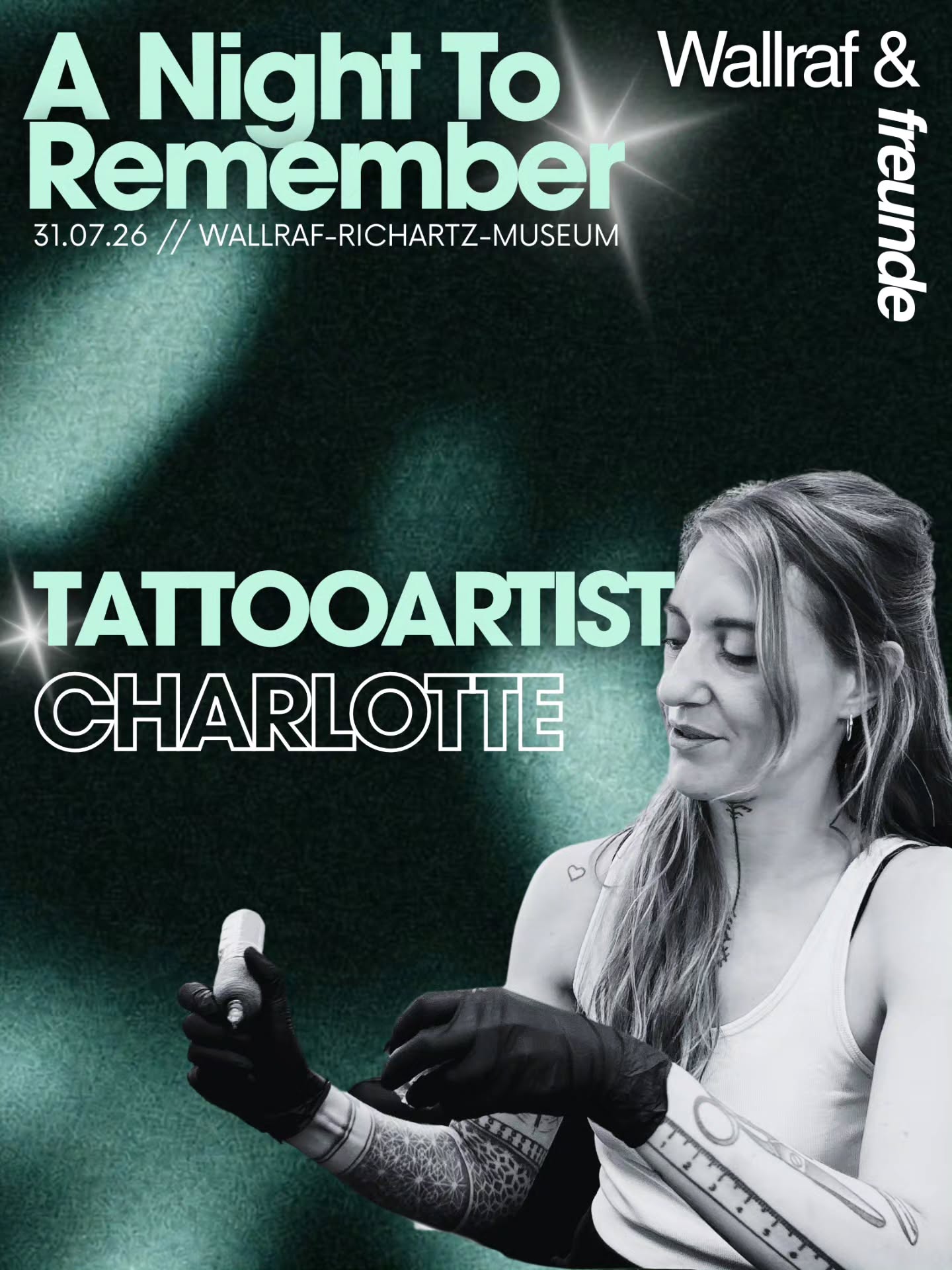 Bei unserem großen Event im Wallraf wird es endlich wieder einen Tattoo-Flash ge