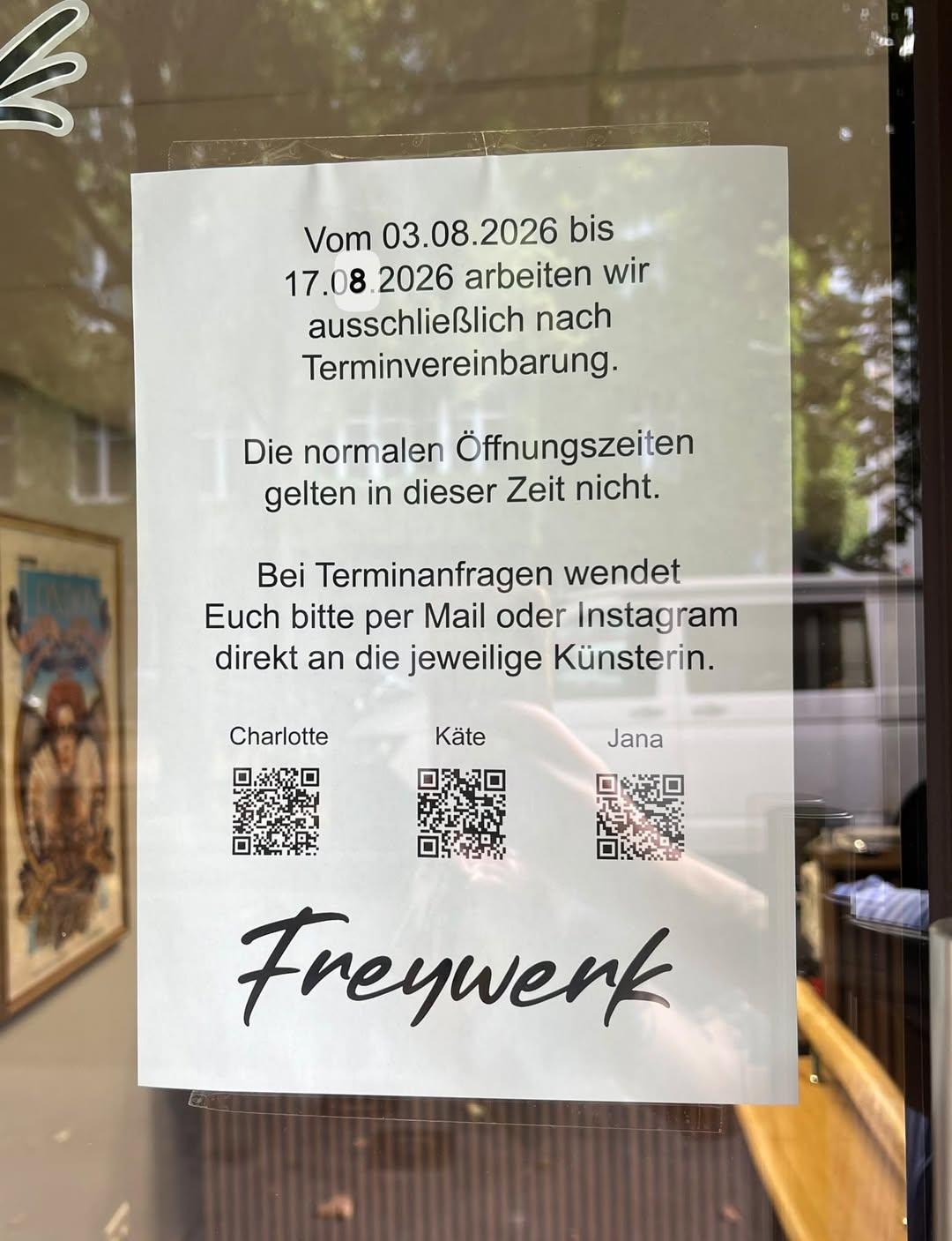 Hallo ihr Lieben 

Bis zum 17. August haben wir Betriebsferien Light. Es wird zw...